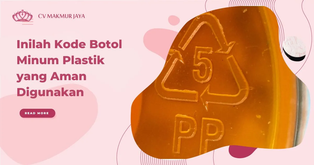 Inilah Kode Botol Minum Plastik yang Aman Digunakan