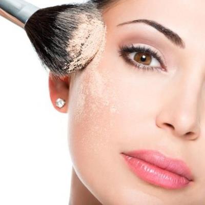 Setel Foundation dengan Bedak