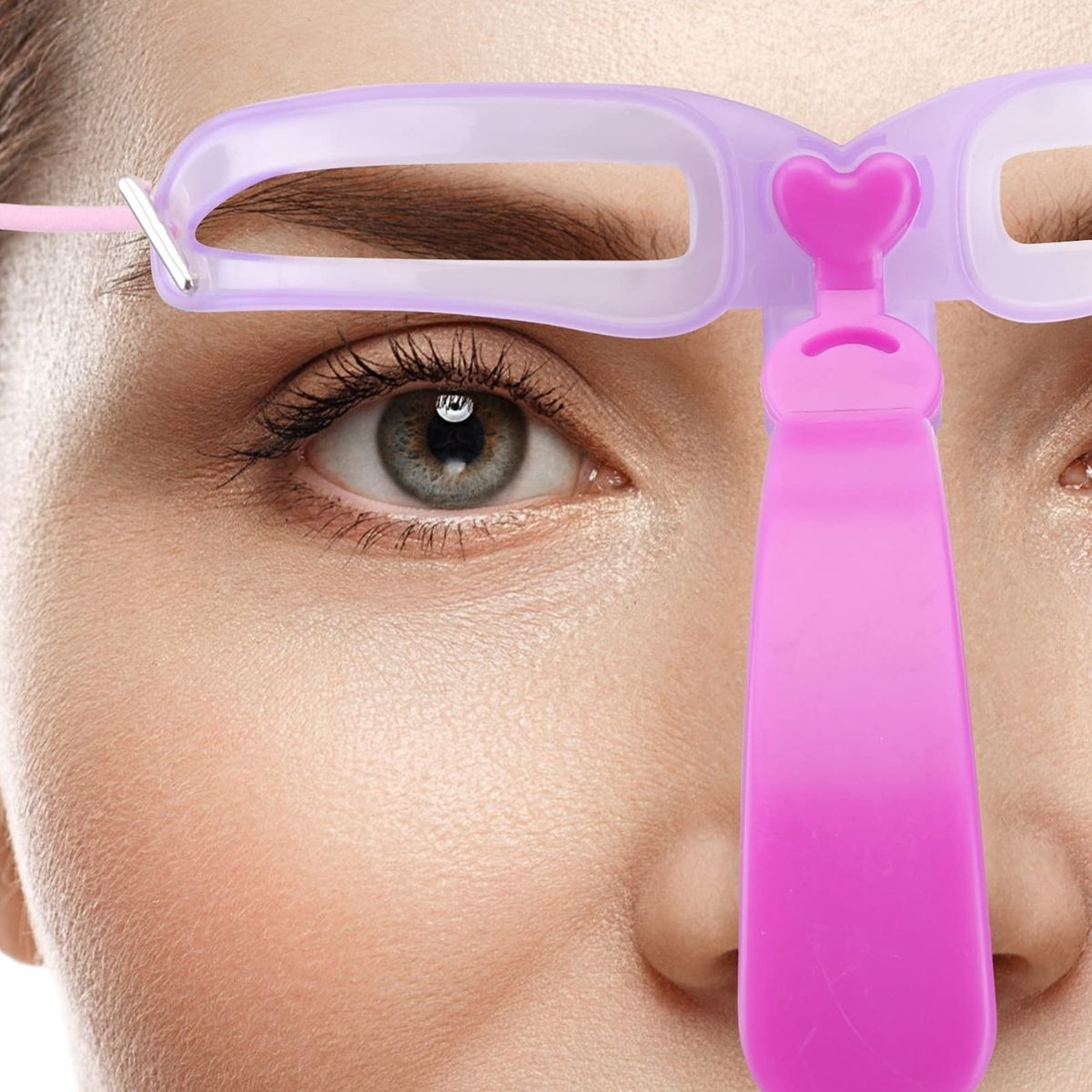 1. Cetakan Alis Gagang (Handle Brow Stamp)