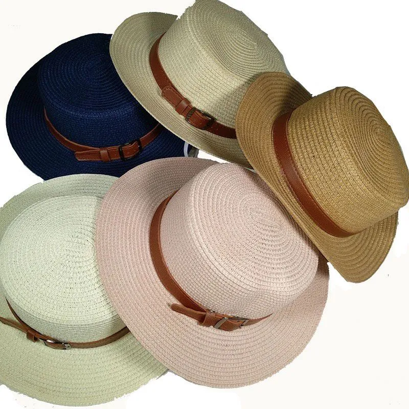 Topi Diana Bulat Sabuk Coklat - NX-180