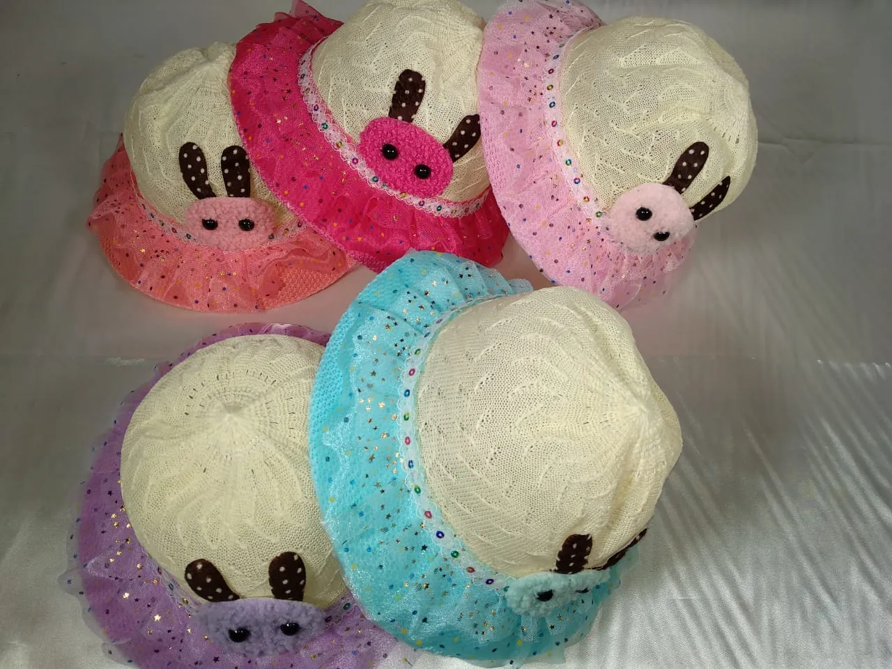 Topi Anak Rajut Renda Kilap- NX-270