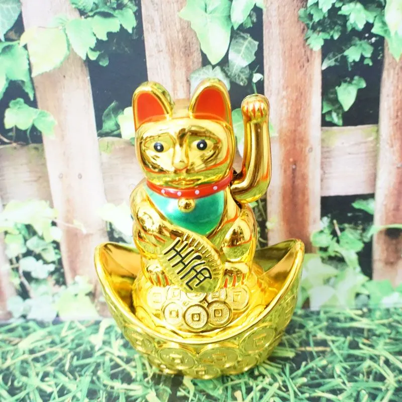 Patung Kucing Mas - MP-313