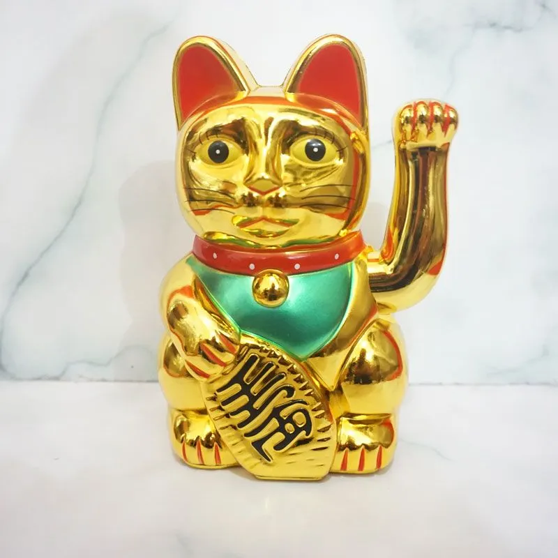 Hiasan Patung Kucing Mas - GC-615