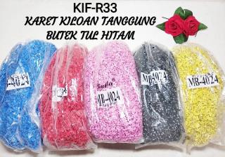 Karet Kiloan Tanggung Butek Tul Hitam KIF-R33