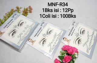 Stiker timbul MNF-R34