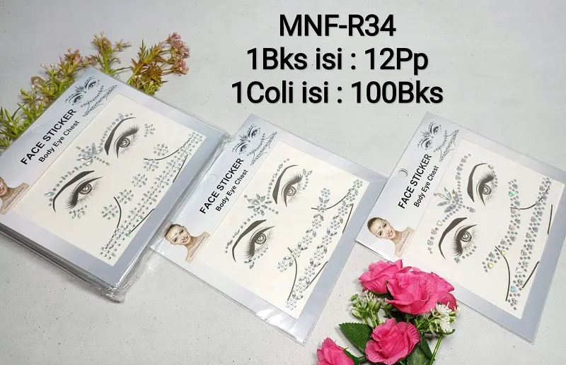 Stiker timbul MNF-R34